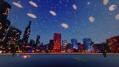 (Depression - lofi beat) city scene screensaver
