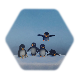 Pack of Penguins - Unexciting Asset Jam - Ocean/Beach Edition