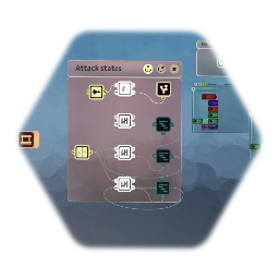 Basic combo state machine