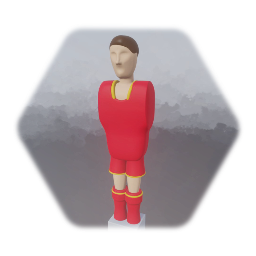 Babyfoot player sculpt