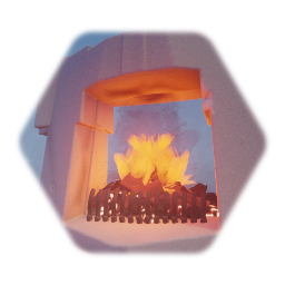 Really cheap fireplace attempt