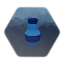 Vase - Blue-tone