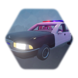 Police Car Remix With Detail