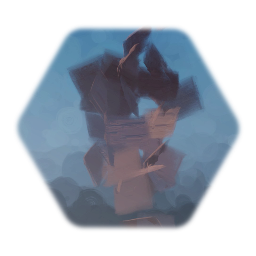 Animated debris