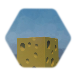 Basic Cheese Wedge on a Plate