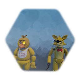 SpringChica and FredFoxy