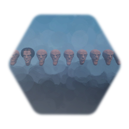 Expertimenal emotional character face