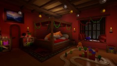 Fungus Fox Christmas - bedroom