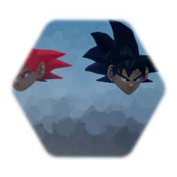 Goku Super Saiyan God Head