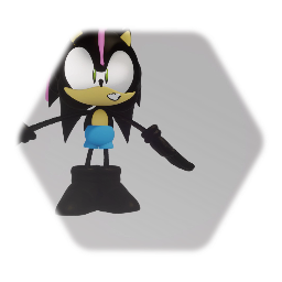 Jacky The hedgehog in oswald outfit