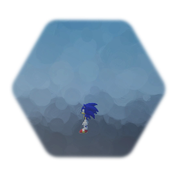 Sonic's head leaves his body then comes back
