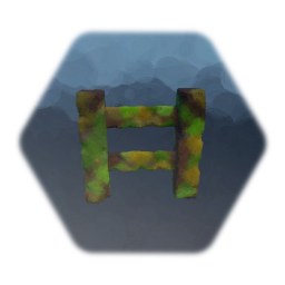 Fence (Chipped + Overgrown)