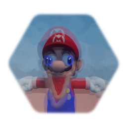 SMG4 Mario model with mouth