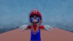 Remix of SMG4 Mario model with mouth