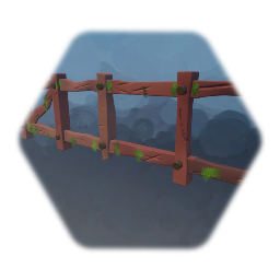 Old wooden fence