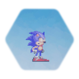 Sonic Eyes closed Sprite