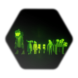 Greentifed monster's