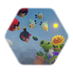Plants vs Angry Birds