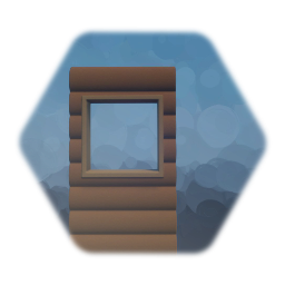 Small Wood Wall Window