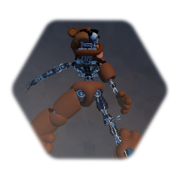 Trashed Freddy On Ground