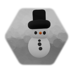 3D Snow man