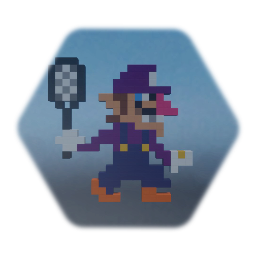 Super Mario Maker | Tennis Waluigi