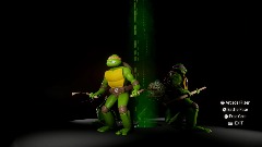 TMNT Character Trophy Showcase (VR or Flat)