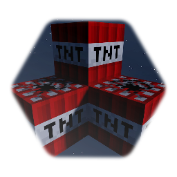 TNT Block · Minecraft *(Opaque Square Flecked!)*
