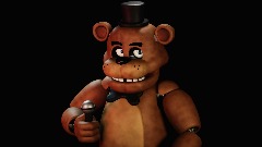 Fnaf 1 Cover art lighting test