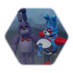 Bonnie meets Glamrock bonnie