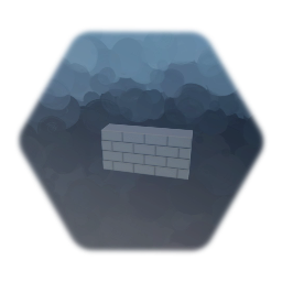 Cinder Block Wall - Half