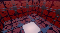Red cube scene