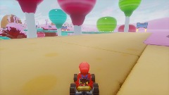Sugar Summit Mario Kart Track!