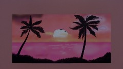 Sunset Palms By LegendOfSketchy