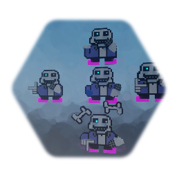 Fnf indie cross sans sprite