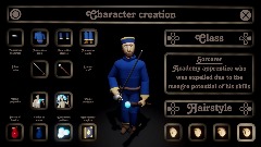 Medieval fantasy character creation showcase
