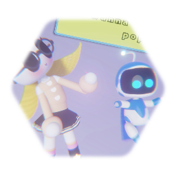 the "banana & astro bot dancing" pack