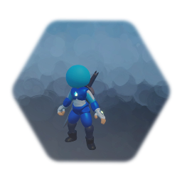 Blank Azure Adventurer