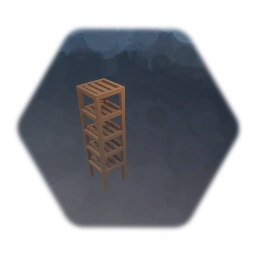 Holzregal offen - Wooden shelf