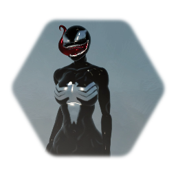Lady Venom Full Body and Head