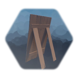 Wooden barricade  (Wall)