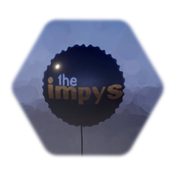 impys Foil Balloon, High Contrast with Vignette