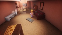 Wario dies by a nuke