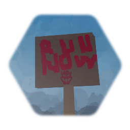 RUN NOW (Bowser Sign