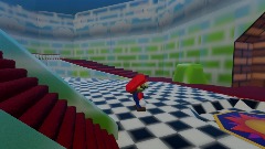 Princess Peach's Castle Interior but it's bigger