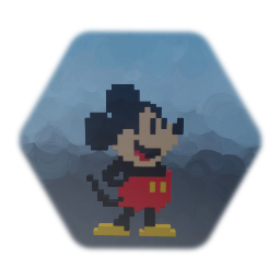 Pixel Mickey mouse