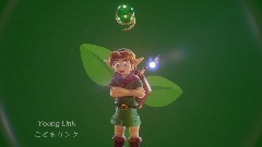 Young Link | Themed background picture.