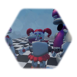 Funtime Freddy and Funtime foxy ague