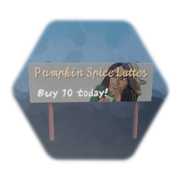 Pumpkin Spice Latte Billboard