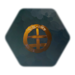 Circular Frame with Symbols